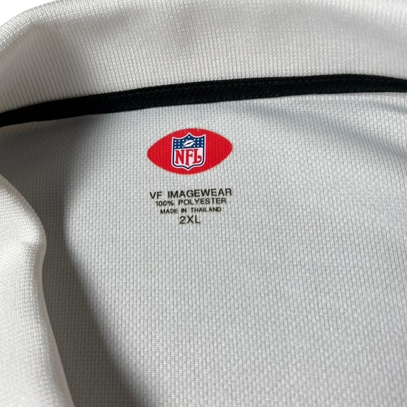 NFL VF Imagewear Carolina Panthers Football Sport Team White Polo Men’s Size 2XL - Picture 4 of 8